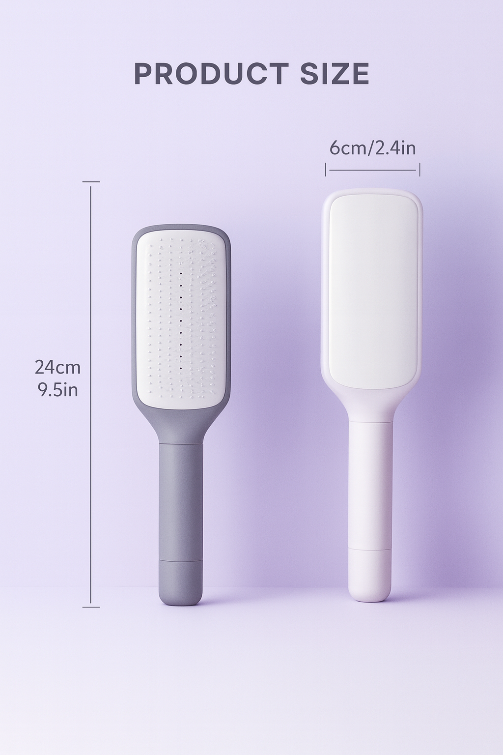 Self-Cleaning Hair Brush  One Twist to a Fresh, Tangle-Free Brush